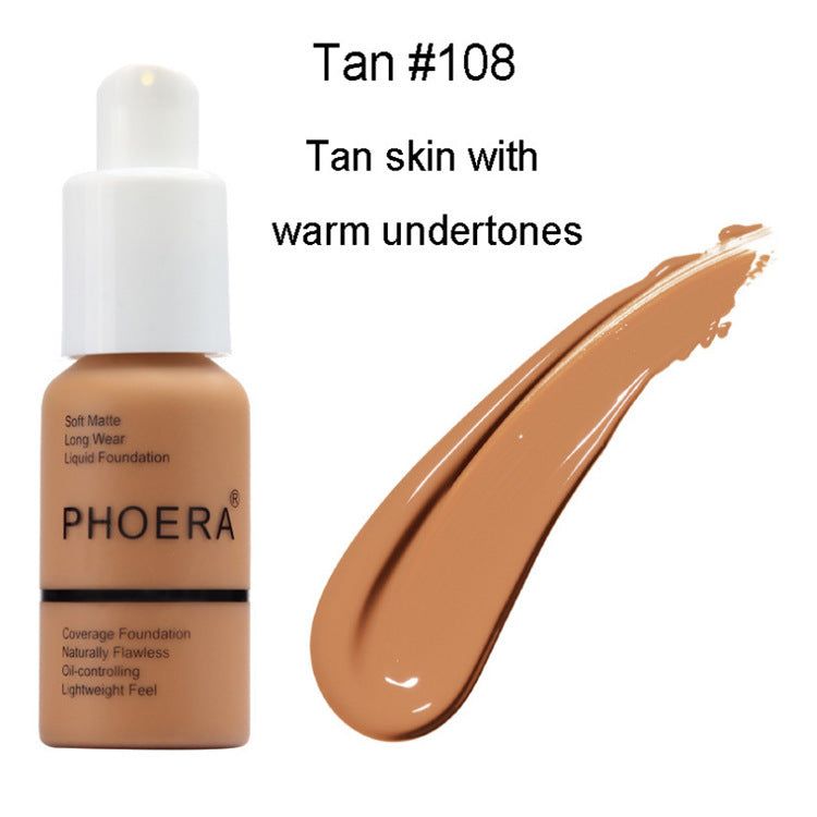 Explosive Press Type Oil Control Natural Color Matte Concealer Foundation Cream - Yara fashion  74805166 Explosive Press Type Oil Control Natural Color Matte Concealer Foundation Cream 