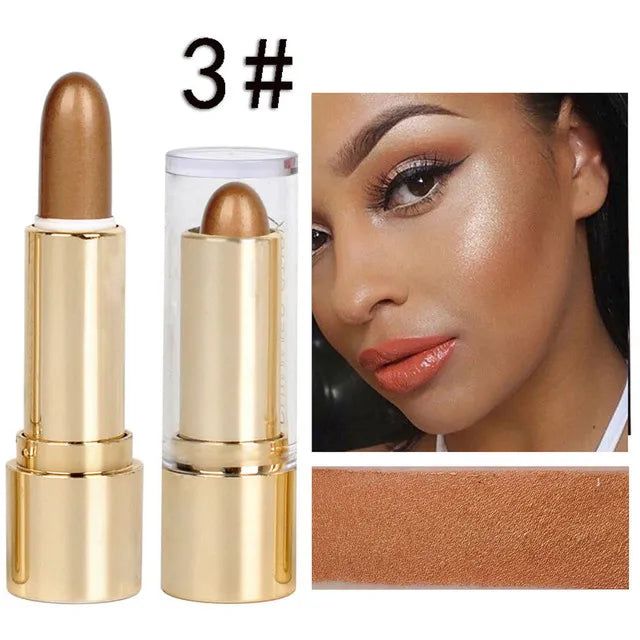 Face Brighten Highlighter Bar Cosmetic Face Contour Bronzer Shimmer - Yara fashion  64301488 Face Brighten Highlighter Bar Cosmetic Face Contour Bronzer Shimmer 