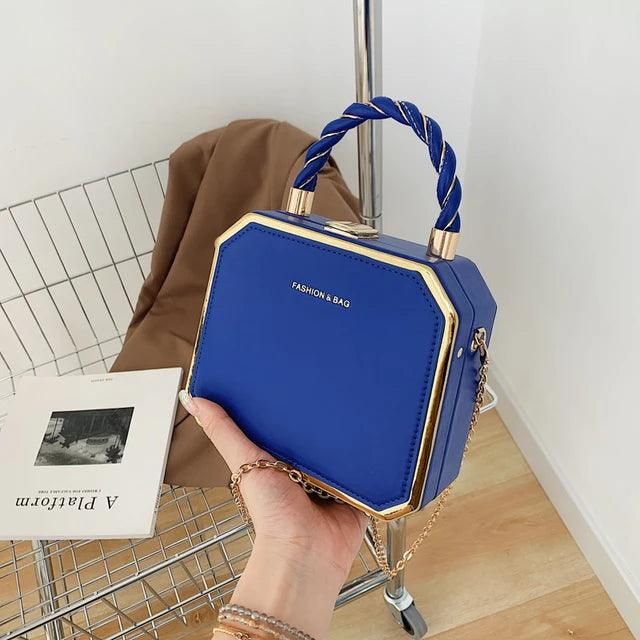 Fashion Designer Metal Square Bag Ladies Small Cell Phone Chain One Shoulder Crossbody Purse Box Evening Print Classical Solid - Yara fashion  16824743 Fashion Designer Metal Square Bag Ladies Small Cell Phone Chain One Shoulder Crossbody Purse Box Evening Print Classical Solid 