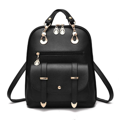 Female bag fashion PU leather dual-use backpack - Yara fashion  82475013 Female bag fashion PU leather dual-use backpack 