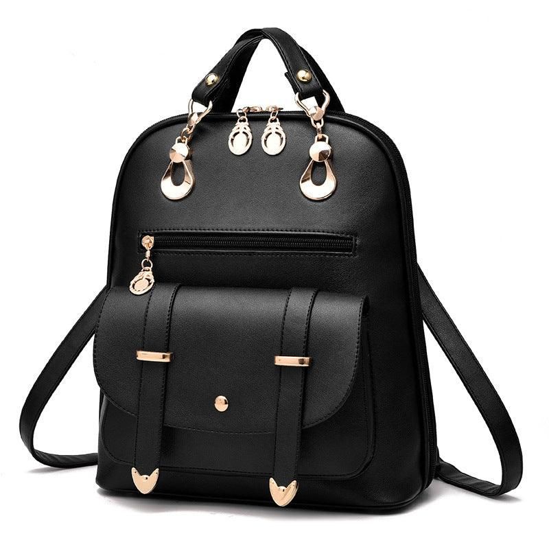 Female bag fashion PU leather dual-use backpack - Yara fashion  85538652 Female bag fashion PU leather dual-use backpack 