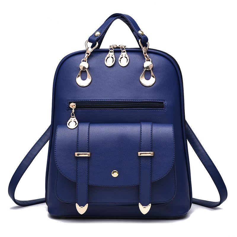 Female bag fashion PU leather dual-use backpack - Yara fashion  62187474 Female bag fashion PU leather dual-use backpack 