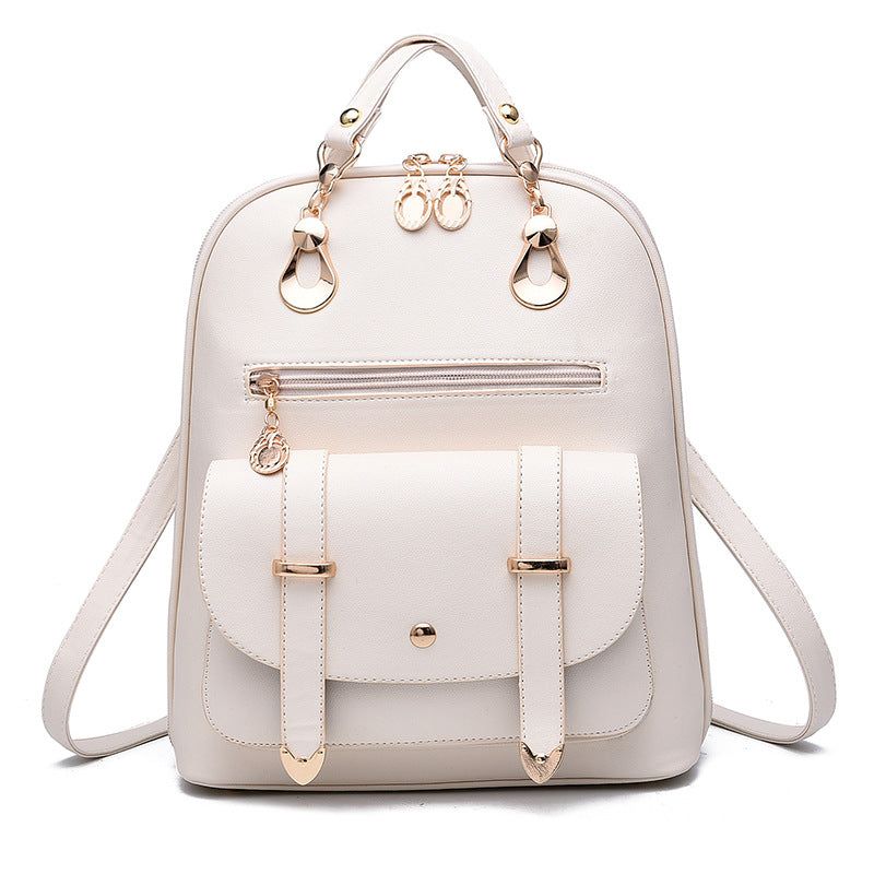 Female bag fashion PU leather dual-use backpack - Yara fashion  48917803 Female bag fashion PU leather dual-use backpack 