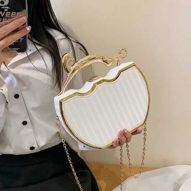 Female Luxury Designer Stripe Printed Women's Handbag Fashion Chain Crossbody Bag Box Tote 2024 Summer New Ladies Shoulder Purse - Yara fashion  92913559 Female Luxury Designer Stripe Printed Women's Handbag Fashion Chain Crossbody Bag Box Tote 2024 Summer New Ladies Shoulder Purse 