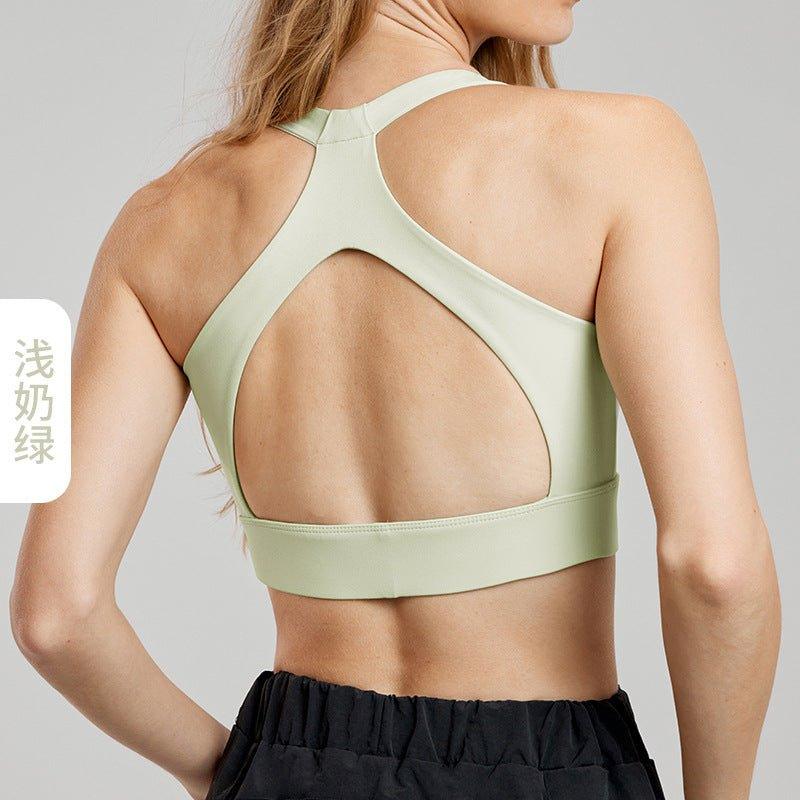 Fitness Beauty Back Exercise Underwear Back Cross Yoga Clothes Women Top Vest with Chest Pad No Running Cup Outer Wear - Yara fashionYara fashion