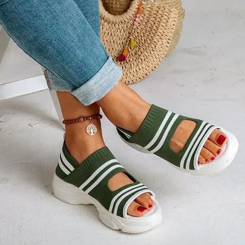 Flying Woven Sandals Women's New Summer - Yara fashion  6425598 Flying Woven Sandals Women's New Summer 