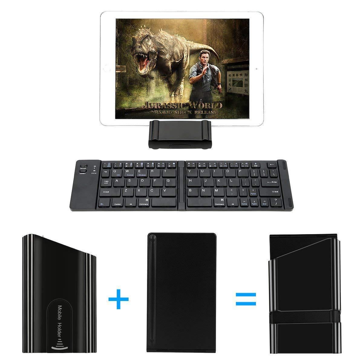 Folding Metal Bluetooth Foldable Keyboard Mini Bluetooth Wireless - Yara fashion  46125959 Folding Metal Bluetooth Foldable Keyboard Mini Bluetooth Wireless 