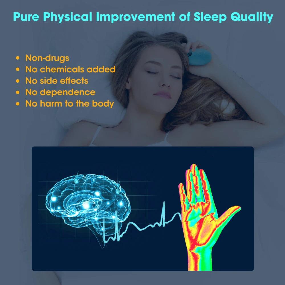 Handheld Sleep Aid Device Relieve Insomnia Instrument Help Sleep Night Anxiety Therapy Relaxation Pressure Relief Sleep Device - Yara fashion  75932019 Handheld Sleep Aid Device Relieve Insomnia Instrument Help Sleep Night Anxiety Therapy Relaxation Pressure Relief Sleep Device 