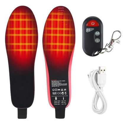 Heated Insoles For Men Women Rechargeable Heating Boot Insole Feet Warmer Pads Cut To Any Size Heating Electric Heated Insoles - Yara fashion  89121464 Heated Insoles For Men Women Rechargeable Heating Boot Insole Feet Warmer Pads Cut To Any Size Heating Electric Heated Insoles 