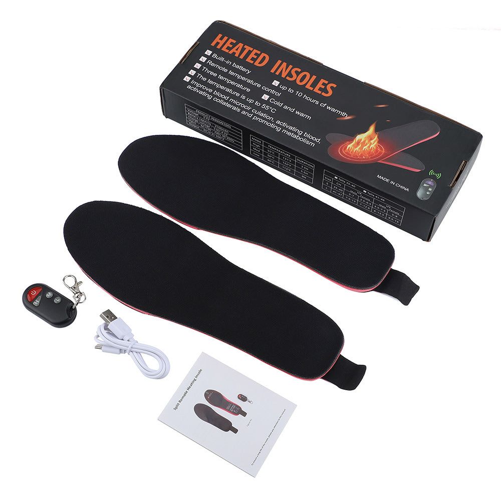 Heated Insoles For Men Women Rechargeable Heating Boot Insole Feet Warmer Pads Cut To Any Size Heating Electric Heated Insoles - Yara fashion  74209315 Heated Insoles For Men Women Rechargeable Heating Boot Insole Feet Warmer Pads Cut To Any Size Heating Electric Heated Insoles 