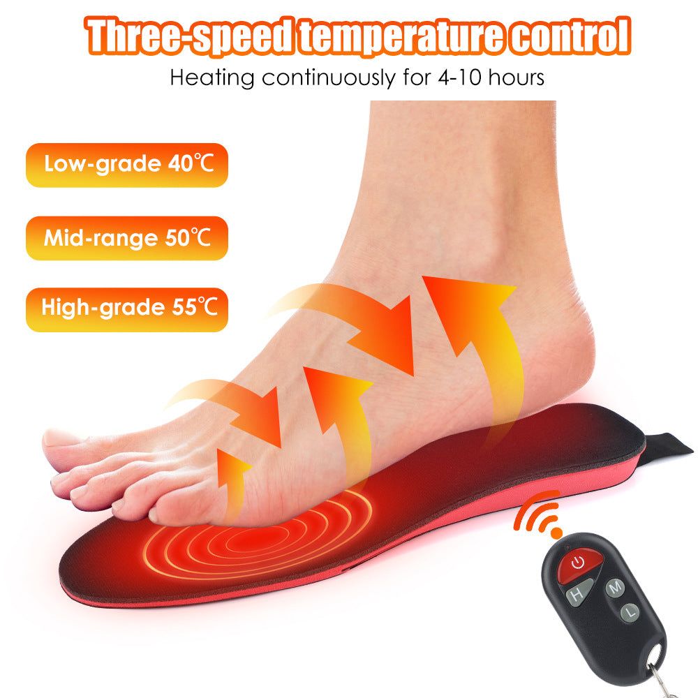 Heated Insoles For Men Women Rechargeable Heating Boot Insole Feet Warmer Pads Cut To Any Size Heating Electric Heated Insoles - Yara fashion  9944943 Heated Insoles For Men Women Rechargeable Heating Boot Insole Feet Warmer Pads Cut To Any Size Heating Electric Heated Insoles 