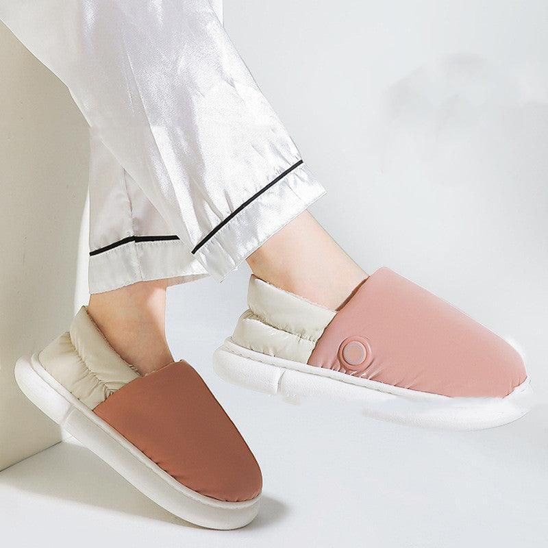 Heating Slippers Electric And Portable Winter Keep Warm - Yara fashion  6075027 Heating Slippers Electric And Portable Winter Keep Warm 