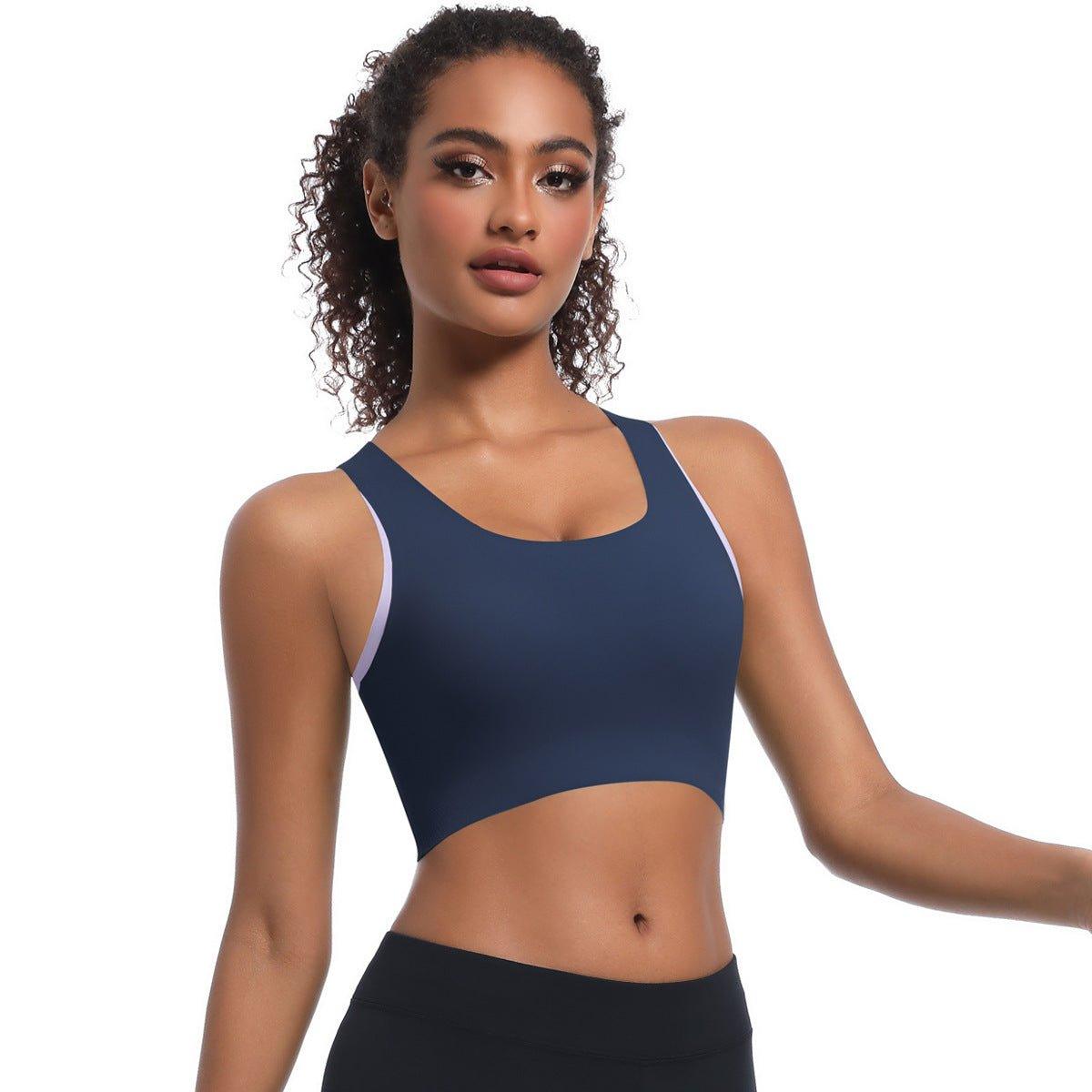 High Strength One Piece Breathable Coaster Adjustable Breasted Underwear Shockproof Push up Yoga Clothes Sports Bra - Yara fashionYara fashion