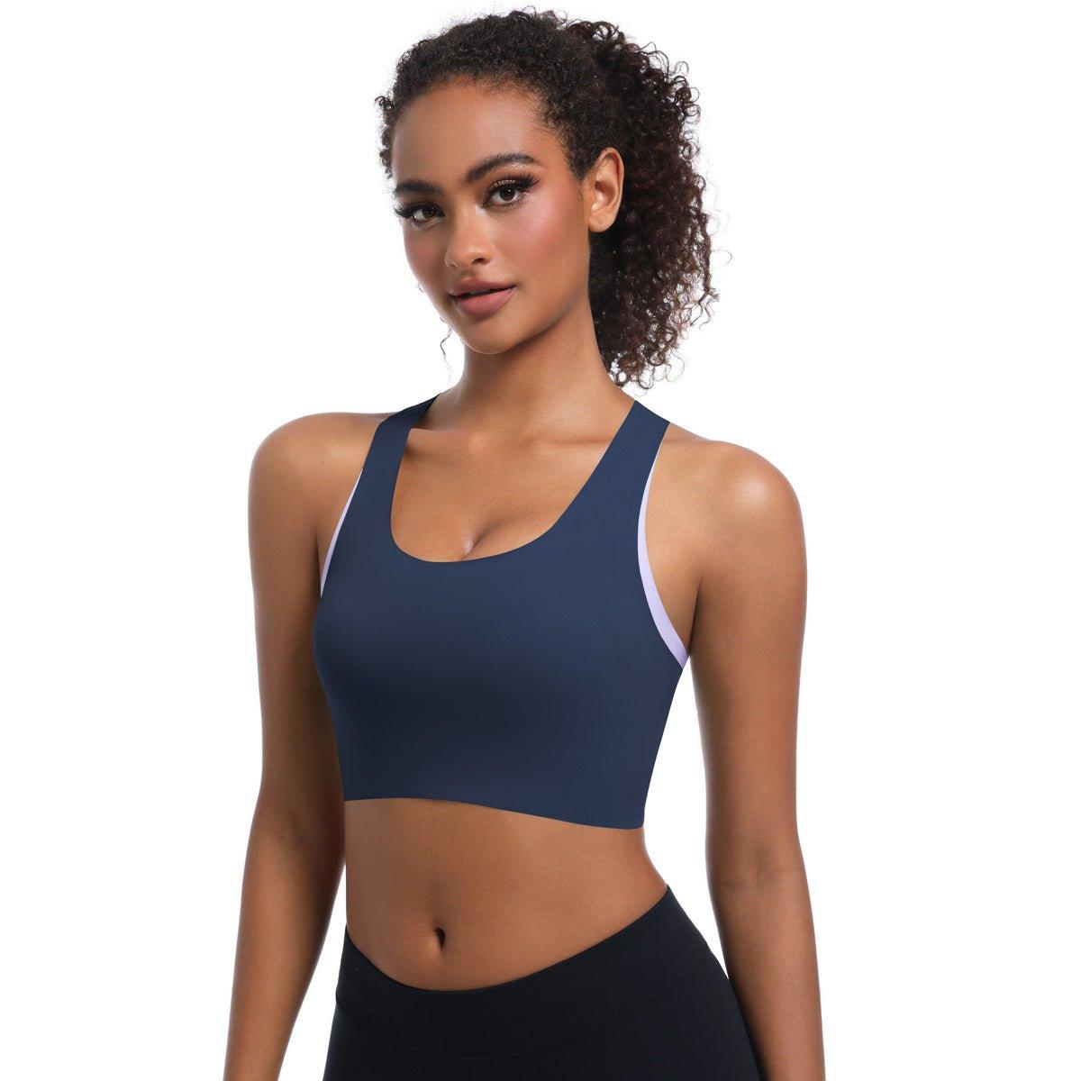 High Strength One Piece Breathable Coaster Adjustable Breasted Underwear Shockproof Push up Yoga Clothes Sports Bra - Yara fashionYara fashion