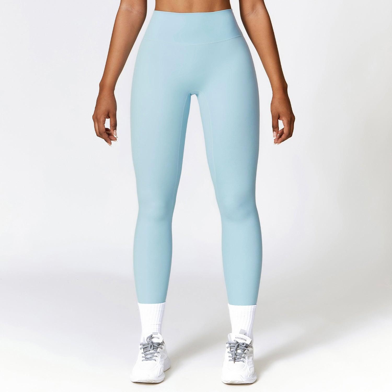 High Waist Hip Lift Brushed Yoga Pants Women Running Quick Drying Fitness Pants Outer Wear Slimming Tight Sports Pants - Yara fashion  98869190 High Waist Hip Lift Brushed Yoga Pants Women Running Quick Drying Fitness Pants Outer Wear Slimming Tight Sports Pants 