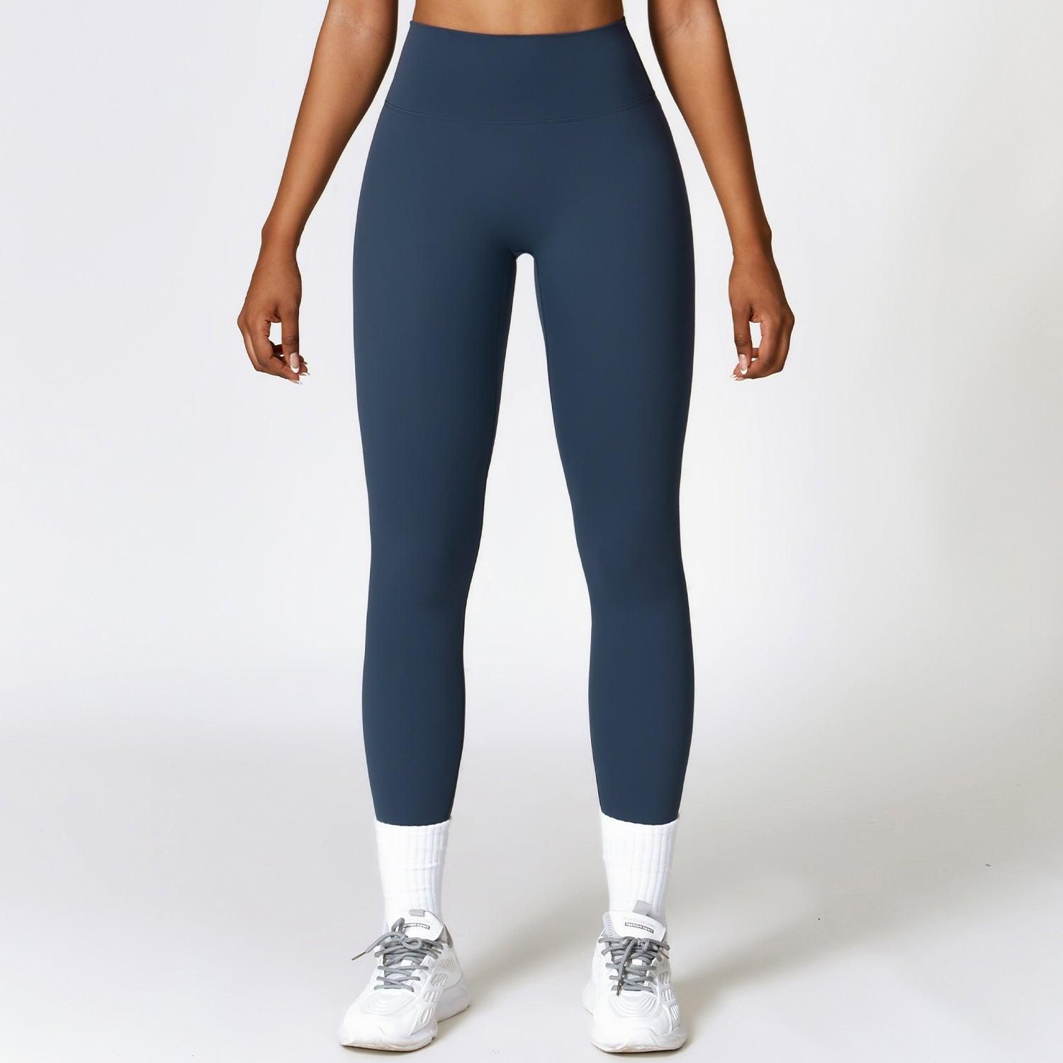 High Waist Hip Lift Brushed Yoga Pants Women Running Quick Drying Fitness Pants Outer Wear Slimming Tight Sports Pants - Yara fashion  92328036 High Waist Hip Lift Brushed Yoga Pants Women Running Quick Drying Fitness Pants Outer Wear Slimming Tight Sports Pants 