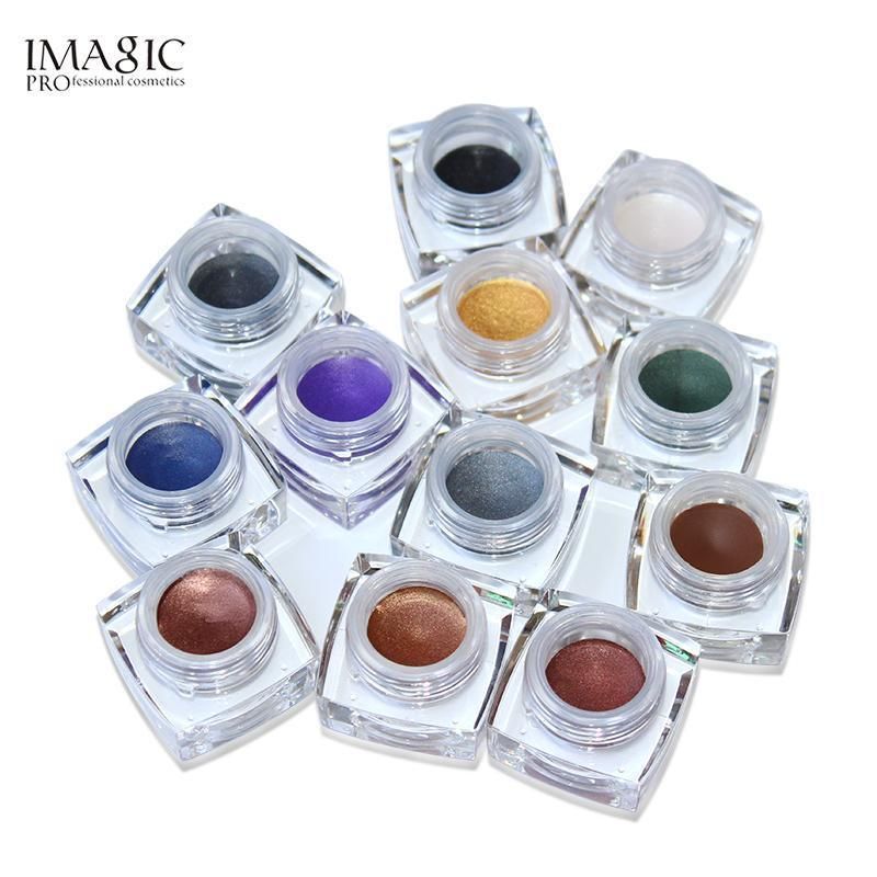 IMAGIC Gel Eyeshadow Cream Waterproof Long Lasting Shimmer Glow 12 Colors - Yara fashion  65300805 IMAGIC Gel Eyeshadow Cream Waterproof Long Lasting Shimmer Glow 12 Colors 