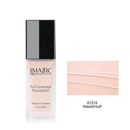 IMAGIC Liquid Foundation Matte Professional Facial Concealer Oil Control Waterproof Long Lasting Easy to Wear Moisturizing Makeu - Yara fashion  62388089 IMAGIC Liquid Foundation Matte Professional Facial Concealer Oil Control Waterproof Long Lasting Easy to Wear Moisturizing Makeu 