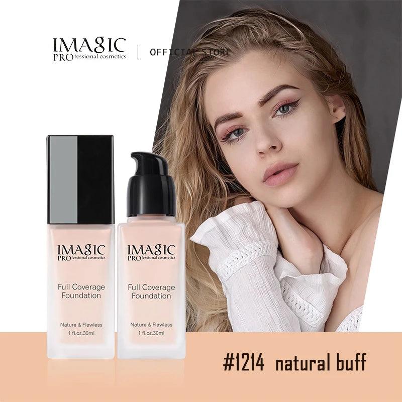 IMAGIC Liquid Foundation Matte Professional Facial Concealer Oil Control Waterproof Long Lasting Easy to Wear Moisturizing Makeu - Yara fashion  95291614 IMAGIC Liquid Foundation Matte Professional Facial Concealer Oil Control Waterproof Long Lasting Easy to Wear Moisturizing Makeu 