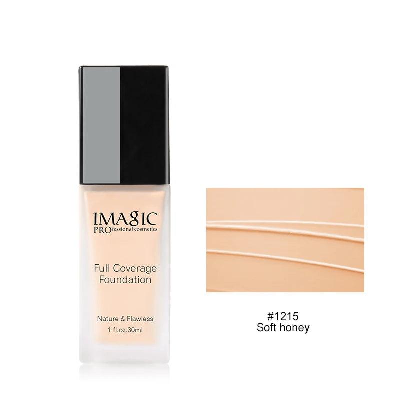 IMAGIC Liquid Foundation Matte Professional Facial Concealer Oil Control Waterproof Long Lasting Easy to Wear Moisturizing Makeu - Yara fashion  72511386 IMAGIC Liquid Foundation Matte Professional Facial Concealer Oil Control Waterproof Long Lasting Easy to Wear Moisturizing Makeu 