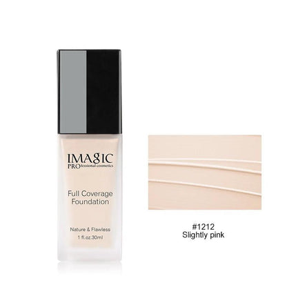 IMAGIC Liquid Foundation Matte Professional Facial Concealer Oil Control Waterproof Long Lasting Easy to Wear Moisturizing Makeu - Yara fashion  94500771 IMAGIC Liquid Foundation Matte Professional Facial Concealer Oil Control Waterproof Long Lasting Easy to Wear Moisturizing Makeu 