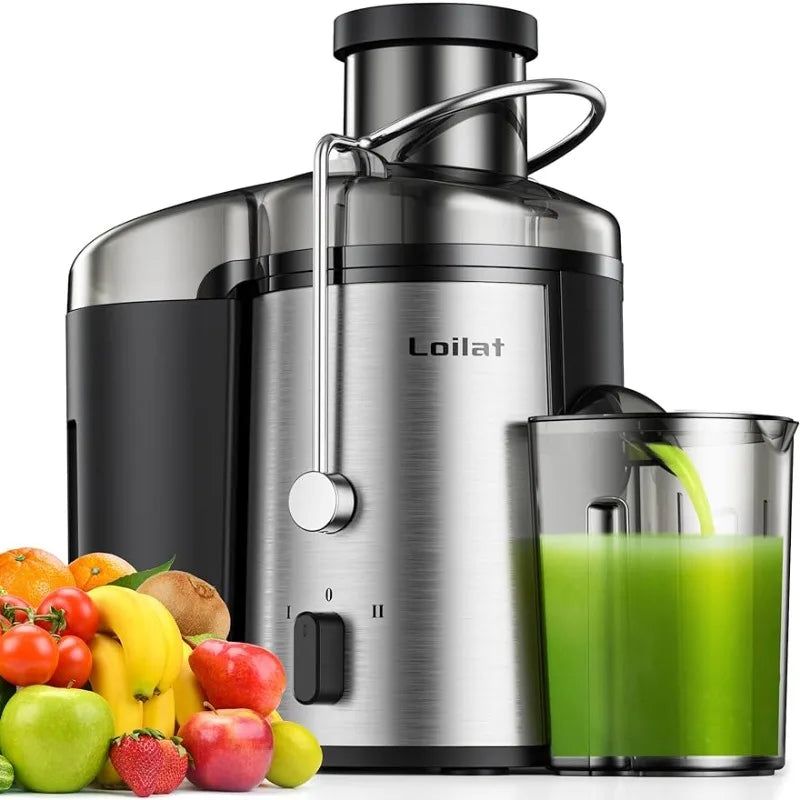 Juicer Machine, 500W Juicer with 3” Wide Mouth for Whole Fruits and Veg, Centrifugal Juice Extractor with 3-Speed Setting - Yara fashion  67318523 Juicer Machine, 500W Juicer with 3” Wide Mouth for Whole Fruits and Veg, Centrifugal Juice Extractor with 3-Speed Setting 