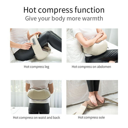 Kneading massage shawl massager SKG cervical spine massager household electric waist and back hot compress massager With bag - Yara fashion  36079714 Kneading massage shawl massager SKG cervical spine massager household electric waist and back hot compress massager With bag 