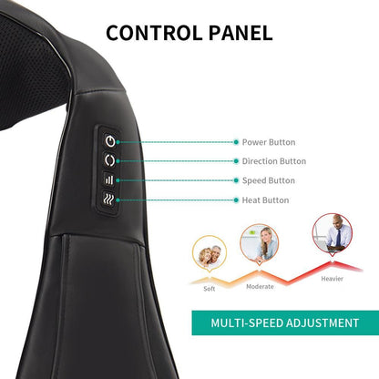 Kneading massage shawl massager SKG cervical spine massager household electric waist and back hot compress massager With bag - Yara fashion  18257665 Kneading massage shawl massager SKG cervical spine massager household electric waist and back hot compress massager With bag 