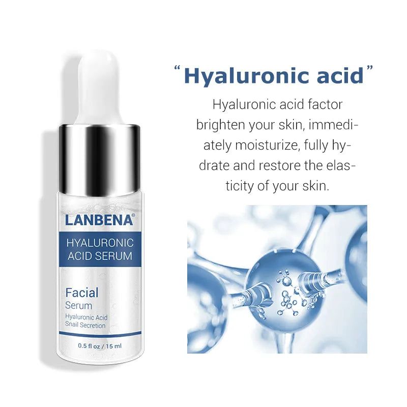 LANBENA Hyaluronic Acid Serum Blackhead Removing Moisturizing Acne Treatment Skin Care Repair Whitening Anti-Aging Winkles 15ml - Yara fashion  45602893 LANBENA Hyaluronic Acid Serum Blackhead Removing Moisturizing Acne Treatment Skin Care Repair Whitening Anti-Aging Winkles 15ml 