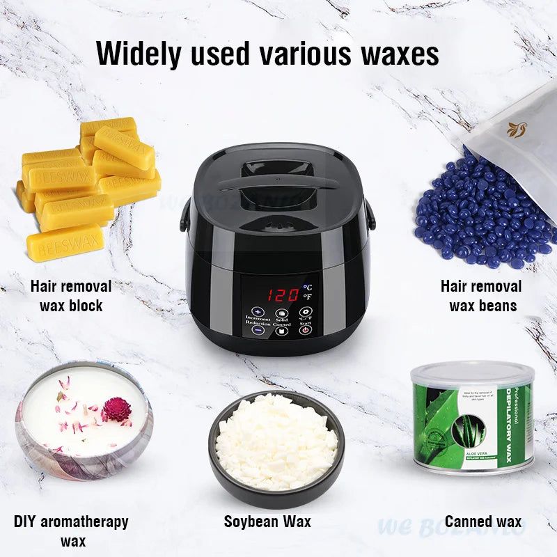 LCD Smart Professional Wax Heater Warmer Removal Wax Machine SPA Hands Feet Epilator Depilatory Skin Care Paraffin Wax Machine - Yara fashion  89048171 LCD Smart Professional Wax Heater Warmer Removal Wax Machine SPA Hands Feet Epilator Depilatory Skin Care Paraffin Wax Machine 