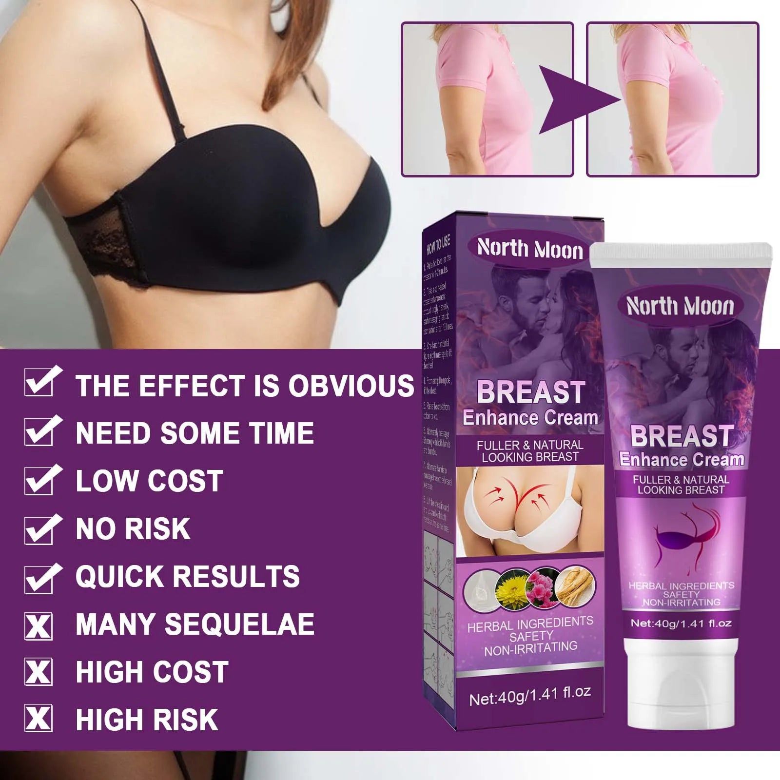 Lift Firm Nourish Breast Get Rid Flat Relaxation Saggy Breast Make Chest More Round Fuller Improves Skin Elasticity Breast Care - Yara fashion  45205924 Lift Firm Nourish Breast Get Rid Flat Relaxation Saggy Breast Make Chest More Round Fuller Improves Skin Elasticity Breast Care 