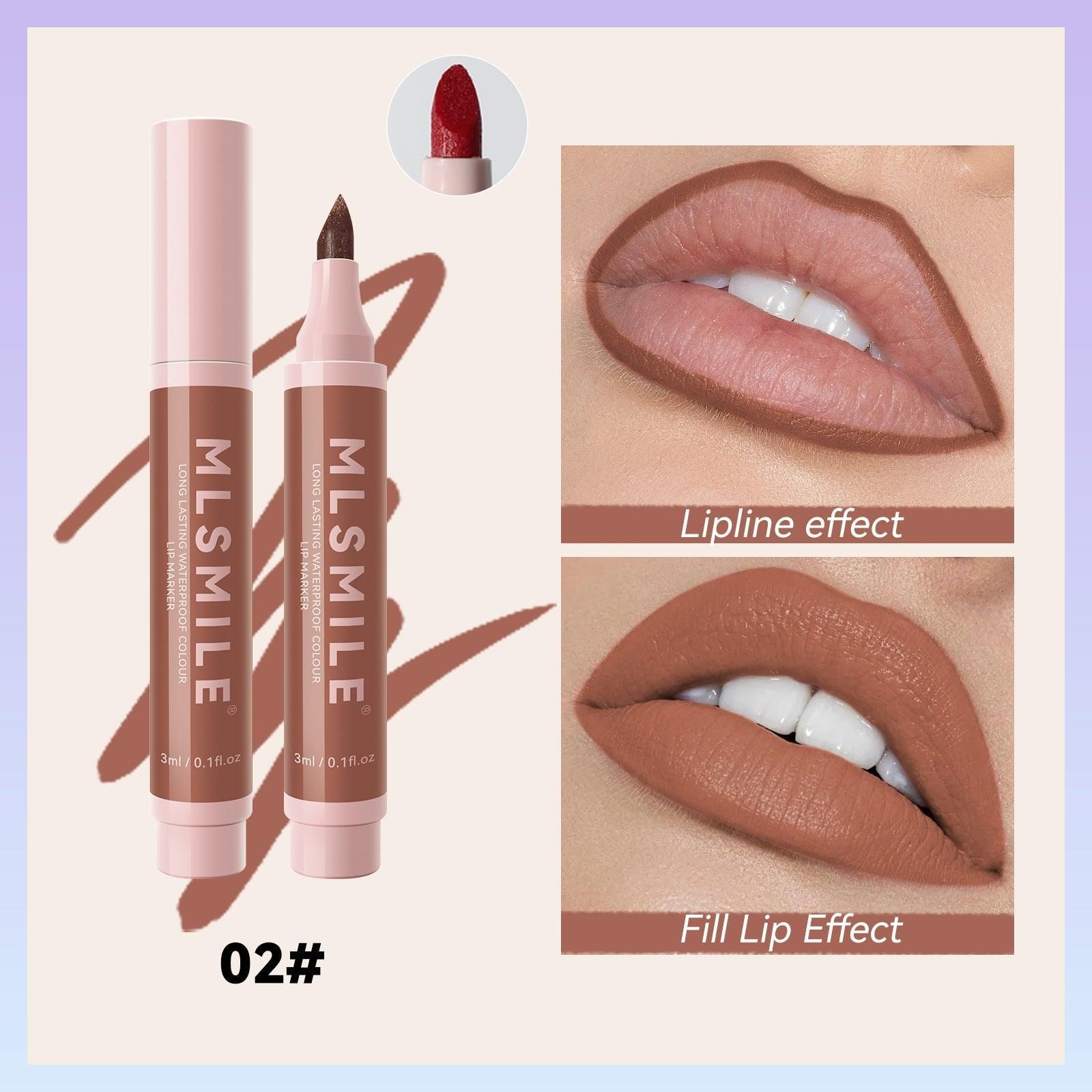 Lip Liner Waterproof No Stain On Cup Lipstick Multifunctional - Yara fashion  73654782 Lip Liner Waterproof No Stain On Cup Lipstick Multifunctional 