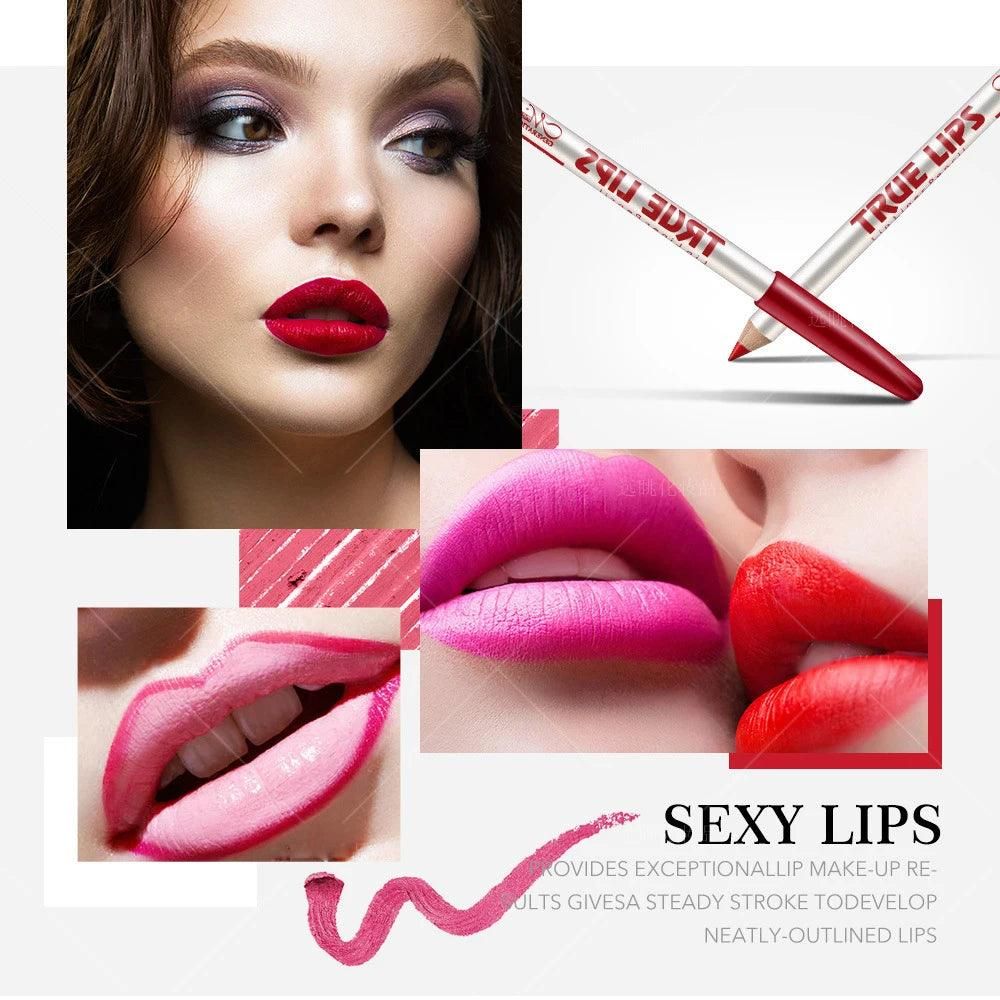 Lipliner Pen Lip Makeup Sexy Red Matte Contour Tint Lipstick Pen Waterproof Long Lasting - Yara fashion  77543864 Lipliner Pen Lip Makeup Sexy Red Matte Contour Tint Lipstick Pen Waterproof Long Lasting 