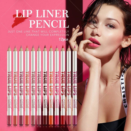 Lipliner Pen Lip Makeup Sexy Red Matte Contour Tint Lipstick Pen Waterproof Long Lasting - Yara fashion  46195220 Lipliner Pen Lip Makeup Sexy Red Matte Contour Tint Lipstick Pen Waterproof Long Lasting 