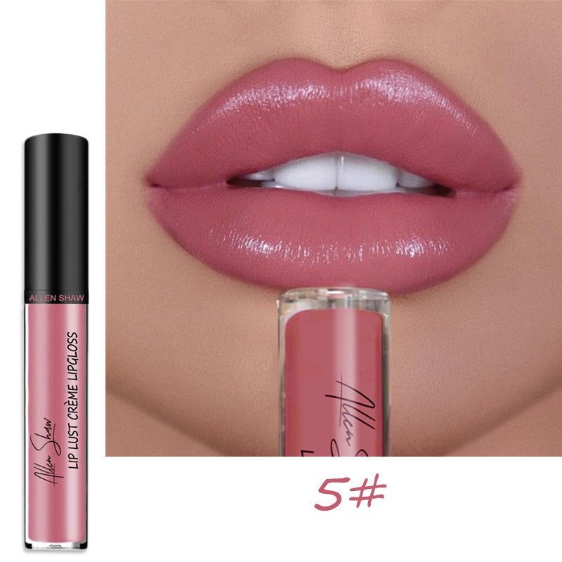 Lipstick Lip Glaze Allen shaw Creme Cream Lipstick - Yara fashion  60984510 Lipstick Lip Glaze Allen shaw Creme Cream Lipstick 