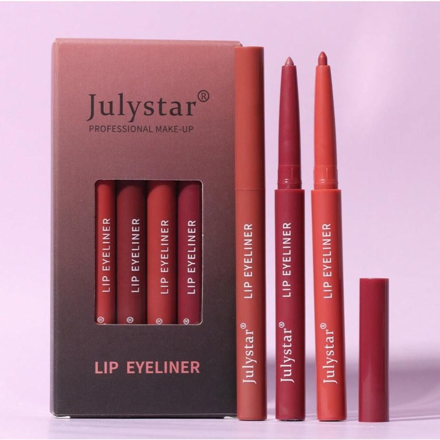 Lipstick Pink Six Pack Lipstick Pen Waterproof Matte Velvet Fog Rotary Lipliner - Yara fashion  36650439 Lipstick Pink Six Pack Lipstick Pen Waterproof Matte Velvet Fog Rotary Lipliner 