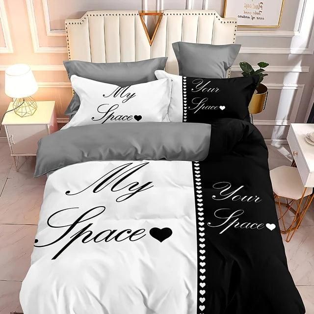 Luxury Black Red Crown Love Couple 3Pcs Queen King Full Size Duvet Cover Bedding Linen Set Bedspread For a Child 200x200 240x220 - Yara fashion  70951918 Luxury Black Red Crown Love Couple 3Pcs Queen King Full Size Duvet Cover Bedding Linen Set Bedspread For a Child 200x200 240x220 