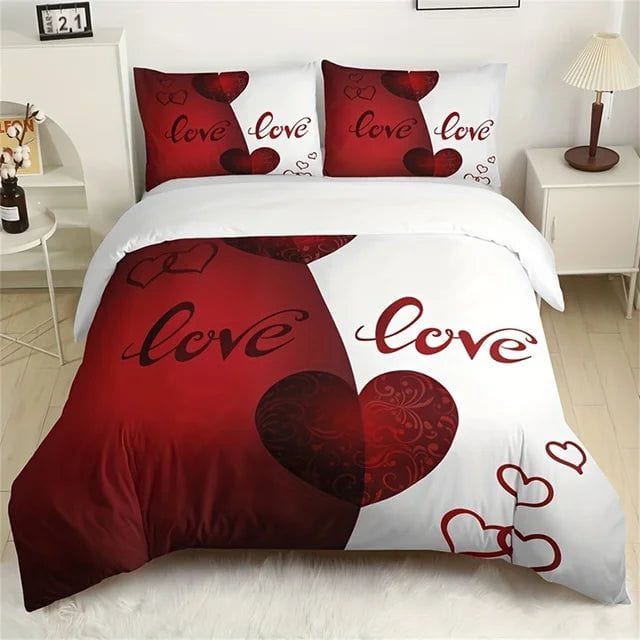 Luxury Black Red Crown Love Couple 3Pcs Queen King Full Size Duvet Cover Bedding Linen Set Bedspread For a Child 200x200 240x220 - Yara fashion  92803971 Luxury Black Red Crown Love Couple 3Pcs Queen King Full Size Duvet Cover Bedding Linen Set Bedspread For a Child 200x200 240x220 