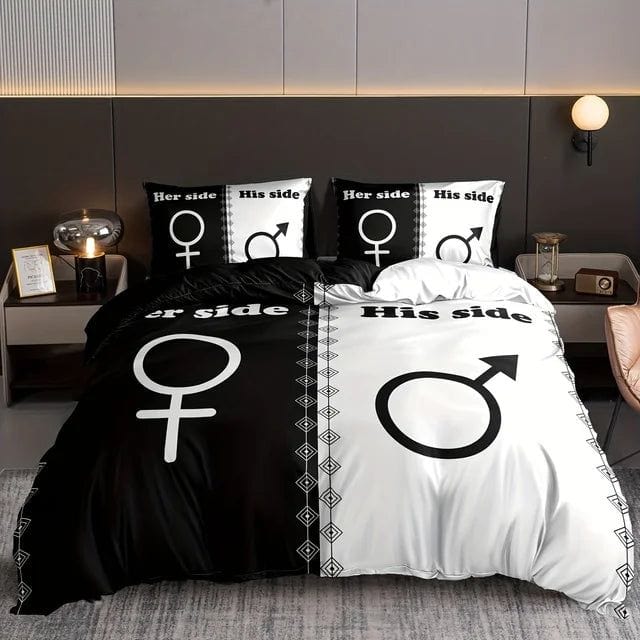 Luxury Black Red Crown Love Couple 3Pcs Queen King Full Size Duvet Cover Bedding Linen Set Bedspread For a Child 200x200 240x220 - Yara fashion  39400214 Luxury Black Red Crown Love Couple 3Pcs Queen King Full Size Duvet Cover Bedding Linen Set Bedspread For a Child 200x200 240x220 