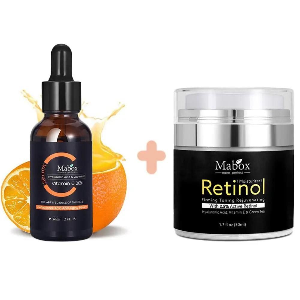 MABOX 2.5% Retinol Whitening Face Cream + Vitamin C Whitening Serum Anti aging Moisturizer Face Cream - Yara fashion  4663564 MABOX 2.5% Retinol Whitening Face Cream + Vitamin C Whitening Serum Anti aging Moisturizer Face Cream 