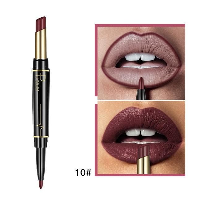 Matte Lipstick Wateproof Double Ended Long Lasting Lipsticks Brand - Yara fashion  54511732 Matte Lipstick Wateproof Double Ended Long Lasting Lipsticks Brand 