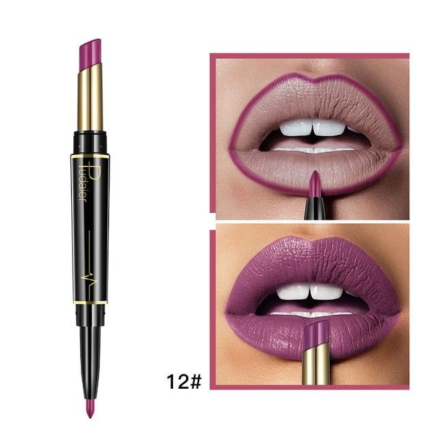 Matte Lipstick Wateproof Double Ended Long Lasting Lipsticks Brand - Yara fashion  39120635 Matte Lipstick Wateproof Double Ended Long Lasting Lipsticks Brand 