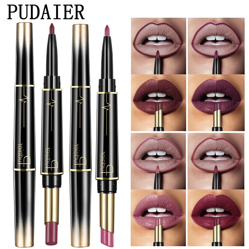 Matte Lipstick Wateproof Double Ended Long Lasting Lipsticks Brand - Yara fashion  13308744 Matte Lipstick Wateproof Double Ended Long Lasting Lipsticks Brand 