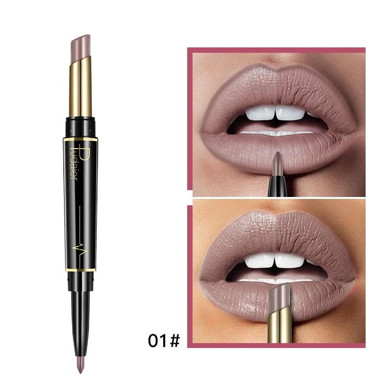 Matte Lipstick Wateproof Double Ended Long Lasting Lipsticks Brand - Yara fashion  15110831 Matte Lipstick Wateproof Double Ended Long Lasting Lipsticks Brand 