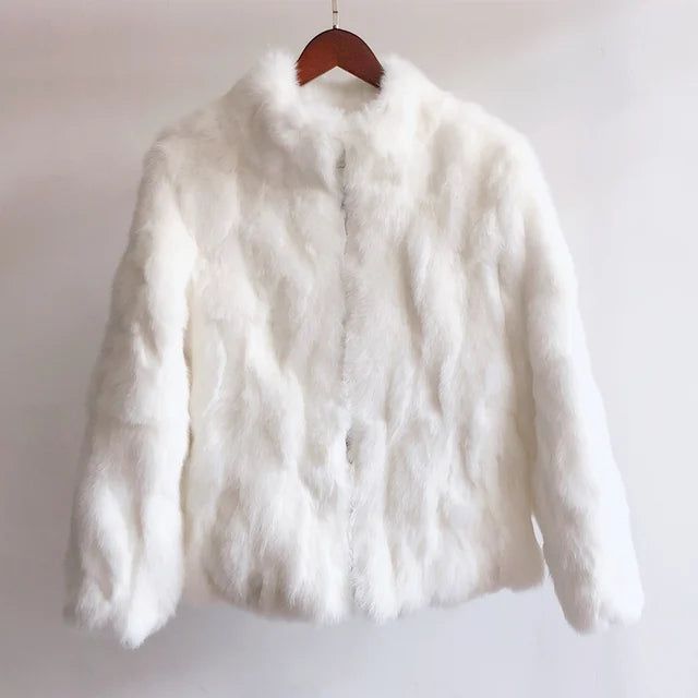 Natural Rabbit Fur Coat Women Winter Jacket Real leather and fur promotion clothing Female On Offer With Free Shipping 2024 Cold - Yara fashion  74698773 Natural Rabbit Fur Coat Women Winter Jacket Real leather and fur promotion clothing Female On Offer With Free Shipping 2024 Cold 