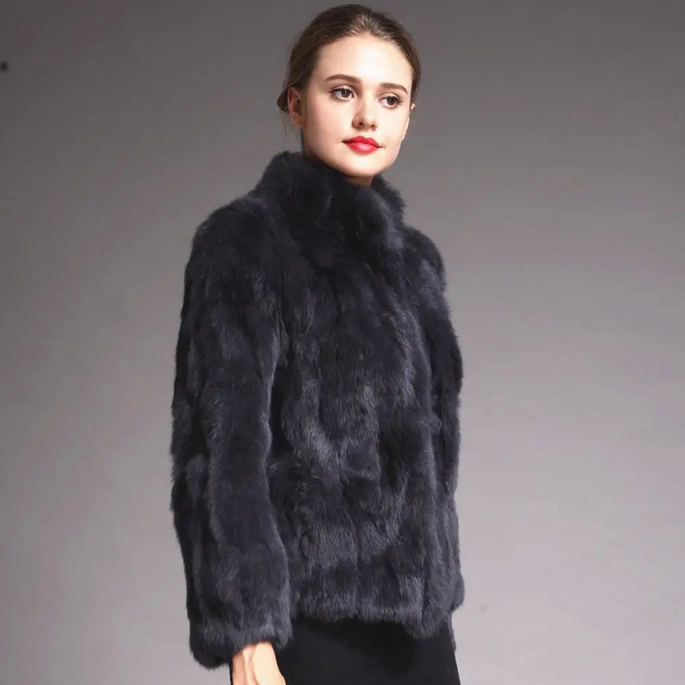 Natural Rabbit Fur Coat Women Winter Jacket Real leather and fur promotion clothing Female On Offer With Free Shipping 2024 Cold - Yara fashion  2206789 Natural Rabbit Fur Coat Women Winter Jacket Real leather and fur promotion clothing Female On Offer With Free Shipping 2024 Cold 