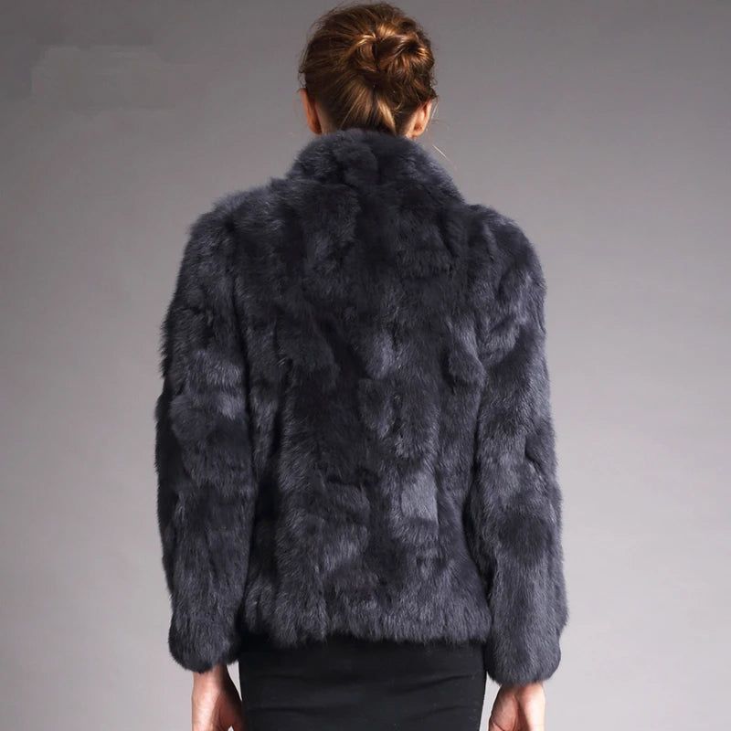 Natural Rabbit Fur Coat Women Winter Jacket Real leather and fur promotion clothing Female On Offer With Free Shipping 2024 Cold - Yara fashion  38013442 Natural Rabbit Fur Coat Women Winter Jacket Real leather and fur promotion clothing Female On Offer With Free Shipping 2024 Cold 