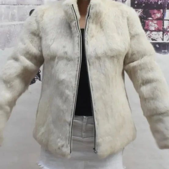 Natural Rabbit Fur Coat Women Winter Jacket Real leather and fur promotion clothing Female On Offer With Free Shipping 2024 Cold - Yara fashion  52335380 Natural Rabbit Fur Coat Women Winter Jacket Real leather and fur promotion clothing Female On Offer With Free Shipping 2024 Cold 