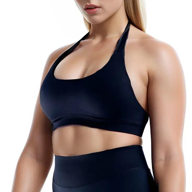 NCLAGEN Women Seamless Halter Top Sports Bra High Support Impact Push-up Sexy Open Back Gym Tank Fitness Yoga Workout underwear - Yara fashion  67993685 NCLAGEN Women Seamless Halter Top Sports Bra High Support Impact Push-up Sexy Open Back Gym Tank Fitness Yoga Workout underwear 