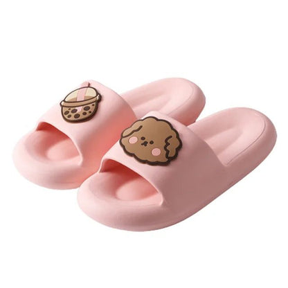 New Cloud Soft EVA Slippers Couples Home Outdoor Slipper Summer Beach Sandals Men Flip Flops Women Bedroom Thick Bottom Shoes - Yara fashion Yara fashion 14.06